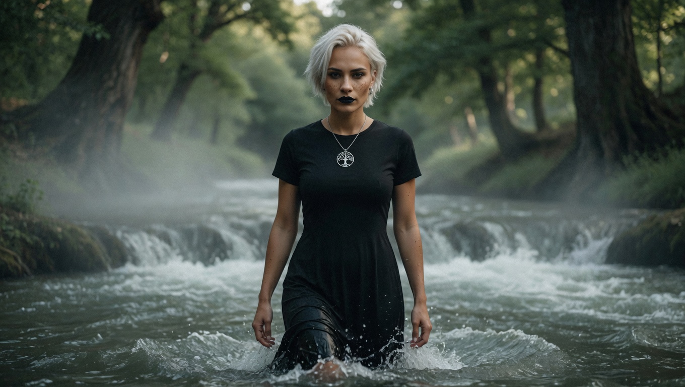 Nour dans la rivière